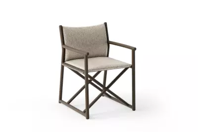 Aritzo luxusní zahradní židle bronze/Taupe