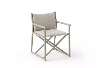 Aritzo luxusní zahradní židle champagne/White