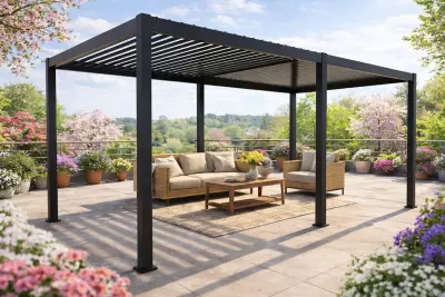 Bioklimatická pergola jako základ moderní terasy