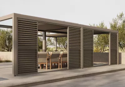 Bioklimatická pergola: kompletní průvodce výběrem