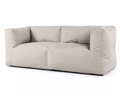BRYCK dvoumístná zahradní pohovka Light Grey