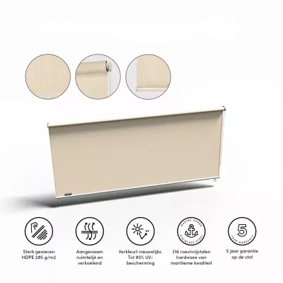 Coolfit venkovní roleta  100 cm - ecru white