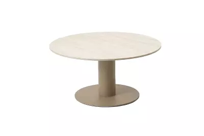Flow Enso – zahradní konferenční stolek Ø 80 cm Tuscan Sand / Beige