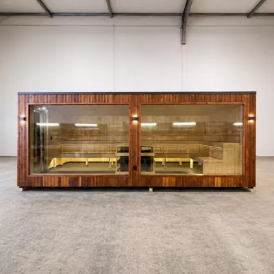 Frame sauna Core 300 × 700 cm