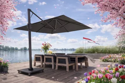 Jak vybrat slunečník na terasu, aby opravdu fungoval