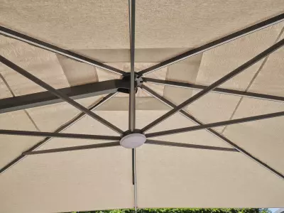 Jak zahradní slunečníky chrání před teplem