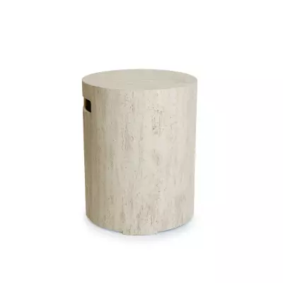 Kryt plynové láhve Round travertine