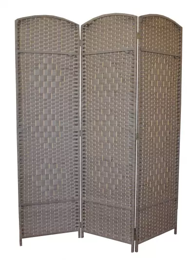 Levný světle šedý paravan