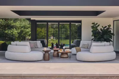 Luxusní konferenční stolek Farzi Ø40x46 cm bronze