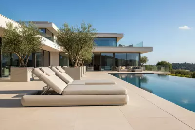 Luxusní zahradní lehátko FLOW SATORI Beige Natté | Sunbrella® | DR Studio