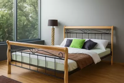 Manželská postel LOREANA 140 × 200  - natural