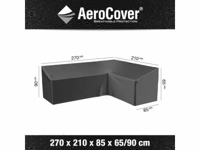 Ochranný kryt na zahradní nábytek 7991 L 270X210X85X65/90cm pravý