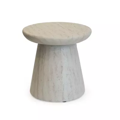 Postranní stolek Round travertine
