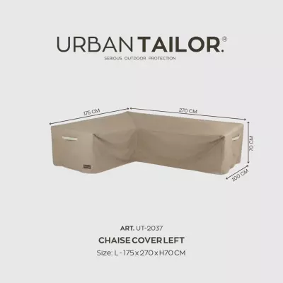 Prémiový obal pro zahradní nábytek L 175x270x70 cm levý
