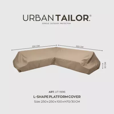 Prémiový obal pro zahradní nábytek L 250x250x100x70/30 cm