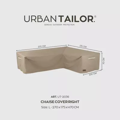 Prémiový obal pro zahradní nábytek L 270x175x70 cm pravý