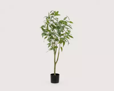 Umělý eukalyptus 115 cm – Stylová zelená dekorace s přirozeným vzhledem