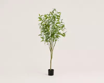 Umělý eukalyptus 195 cm – Elegantní strom s realistickým vzhledem pro moderní interiéry