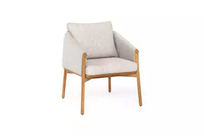 Zahradní jídelní židle BELLANO/Seashell bouclé 