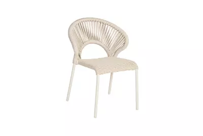 Zahradní jídelní židle VADO creme - outlet