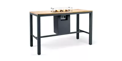 Zahradní krb Rechthoek barový stůl, antracit