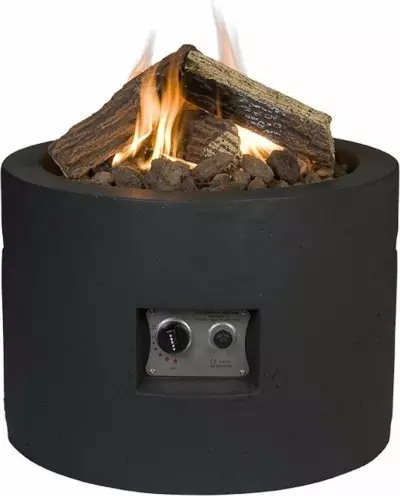 Zahradní krb Rond černý