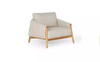 Zahradní křeslo Bellano / Seashell bouclé