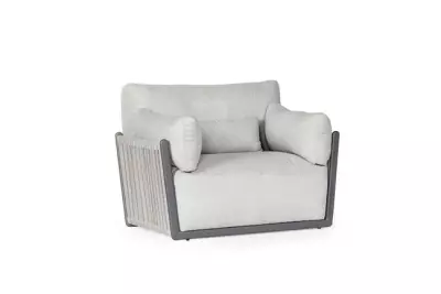 Zahradní křeslo Sorrento  antracit/natural - outlet