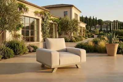 Zahradní lounge křeslo Flow Easey Tuscan Sand/Beige