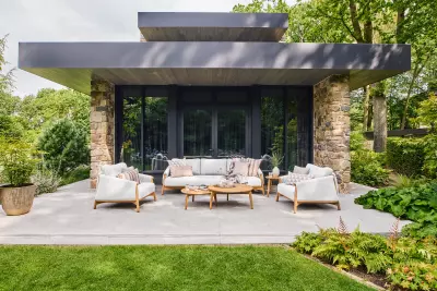 Zahradní sedací souprava Bellano velká / Seashell bouclé