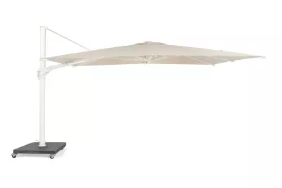 Zahradní slunečník NOVARA 4×3 Camel Sand/Camel Sand s LED